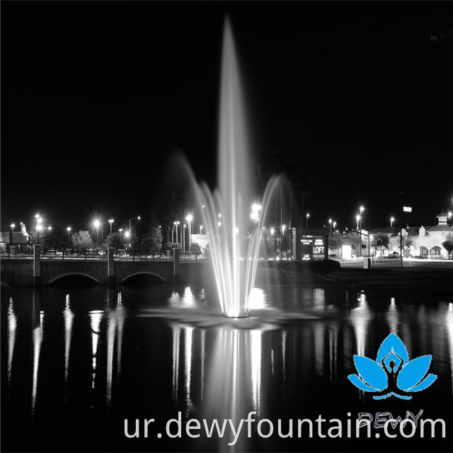 مقبول آؤٹ ڈور آرائشی بڑی رنگین موسیقی رقص گیس دھماکے کا چشمہ